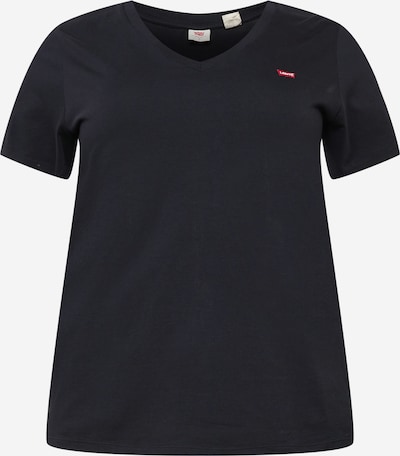 Levi's® Plus Shirt 'PL V NECK TEE BLACKS' in de kleur Watermeloen rood / Zwart / Wit, Productweergave