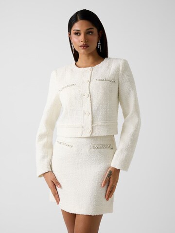 GUESS Between-Season Jacket in White: front