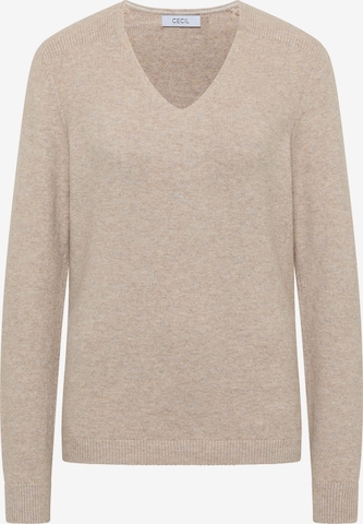 CECIL Sweater in Beige: front