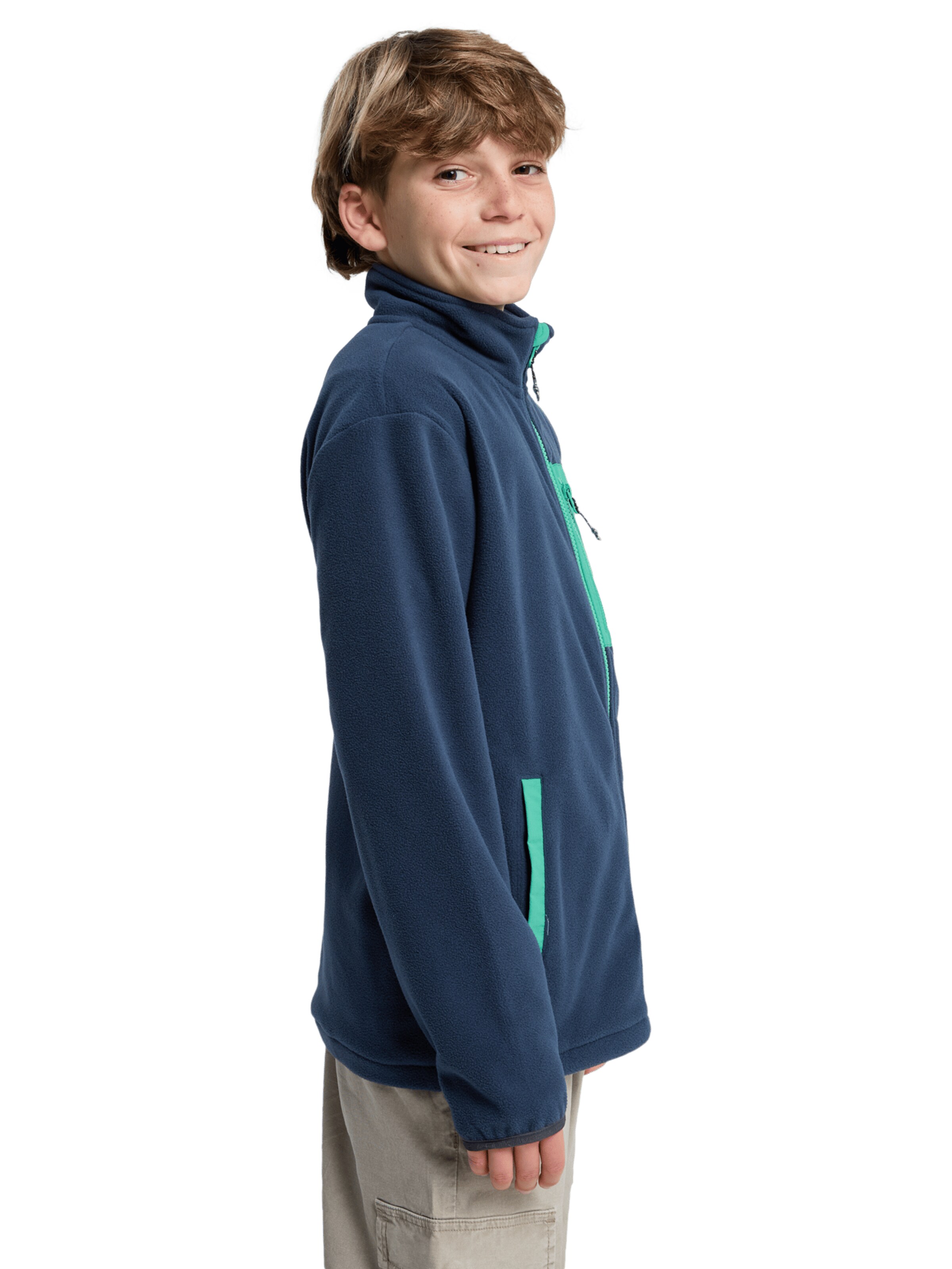 QUIKSILVER Fleecesweatshirt 'Ice Field' in Blau