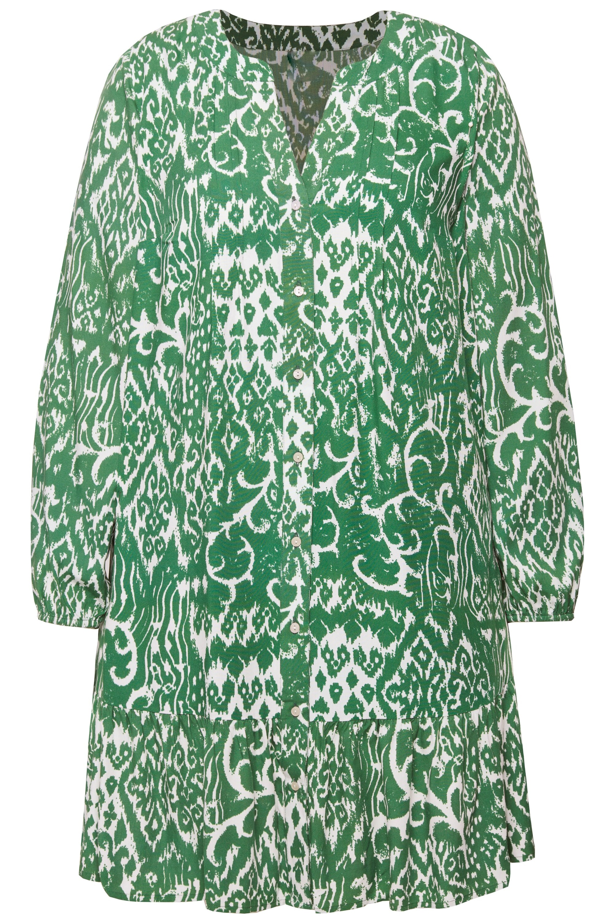 Studio Untold Jurk in Groen: voorkant