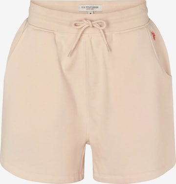 U.S. POLO ASSN. Housut 'Iben' värissä vaaleanpunainen: etupuoli