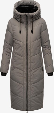 MARIKOO Winter Coat 'Nadaree XVI' in Grey: front