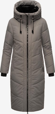 MARIKOO Winter Coat 'Nadaree XVI' in Grey: front