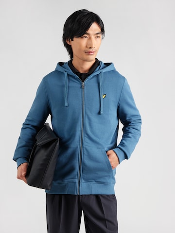 Lyle & Scott Ζακέτα φούτερ σε μπλε: μπροστά