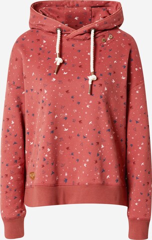 Ragwear Sweatshirt 'RUFLE BIRDS' i brun: forside