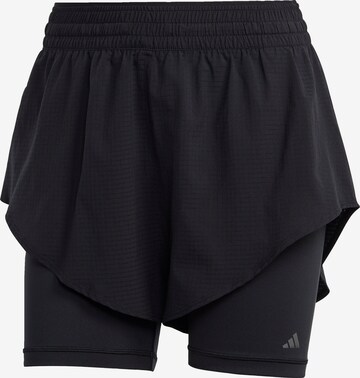 Regular Pantalon de sport 'Hiit Heat.Rdy 2-In-1' ADIDAS PERFORMANCE en noir : devant