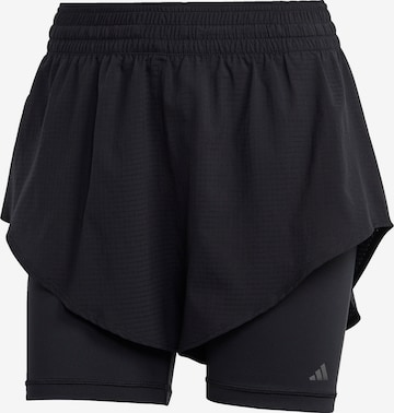 ADIDAS PERFORMANCE regular Παντελόνι φόρμας 'Hiit Heat.Rdy 2-In-1' σε μαύρο: μπροστά