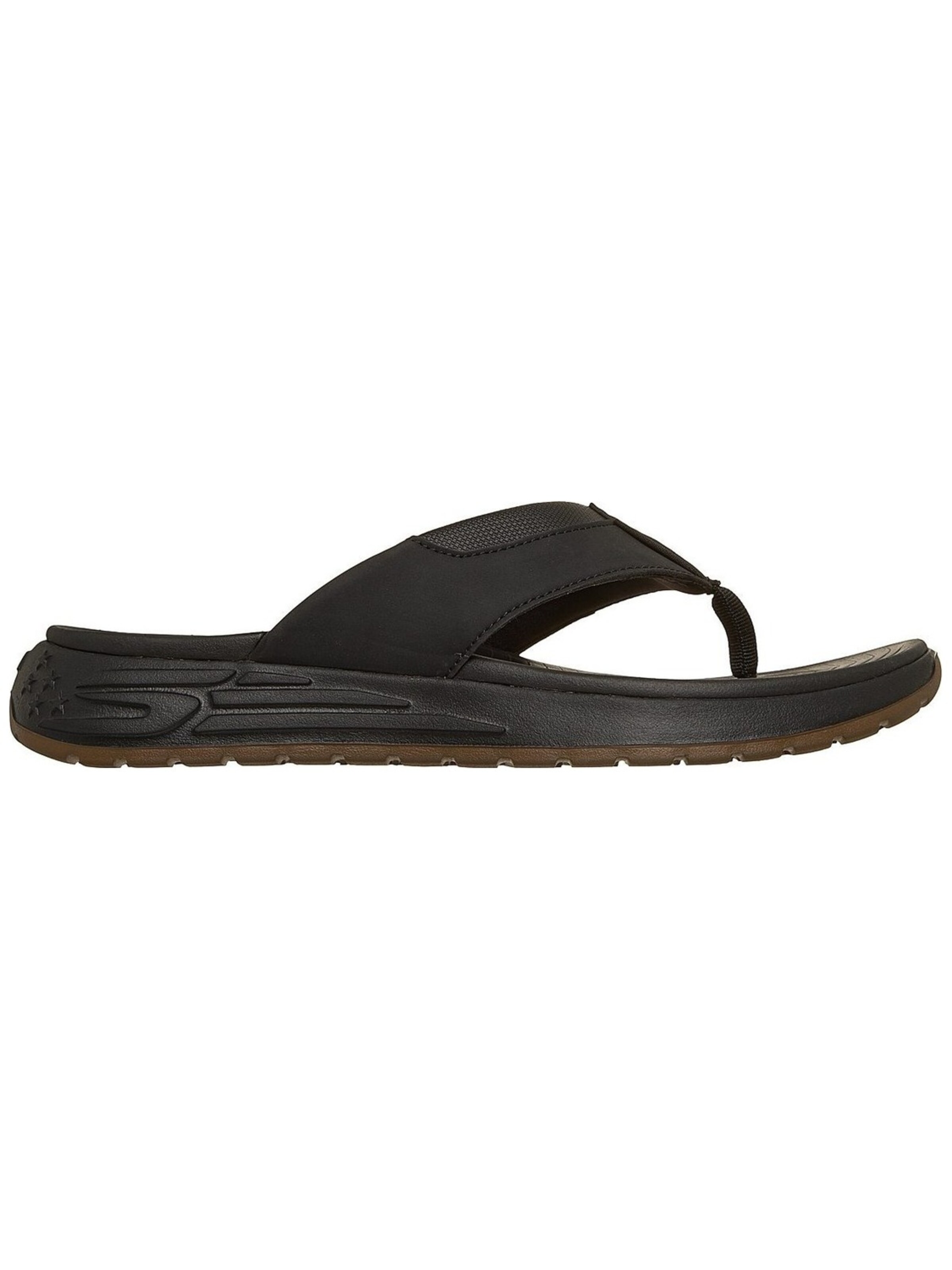 SKECHERS - Sandalias de dedo 'Skechers Street Retro Jogger-tate' en negro