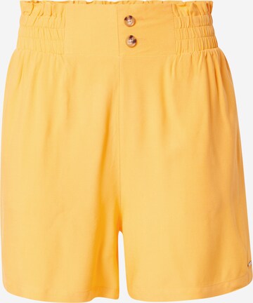 TOM TAILOR DENIM regular Παντελόνι σε κίτρινο: μπροστά