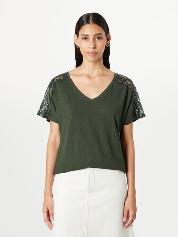 ONLY - Camisa 'MOSTER' em verde: frente