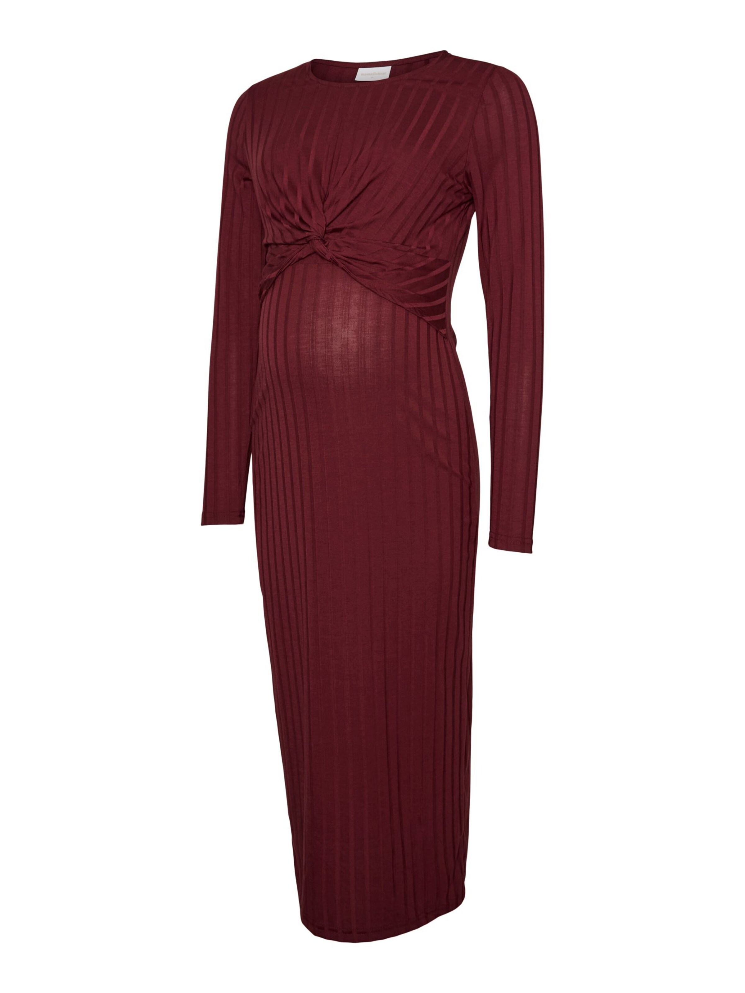 Robe MAMALICIOUS en rouge : devant