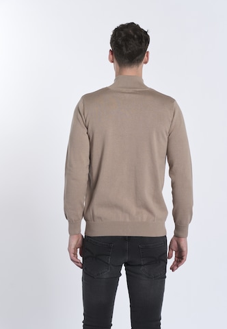 DENIM CULTURE Cardigan 'LEOPOLDO' i beige