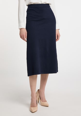 DreiMaster Klassik Skirt 'Wais' in Blue: front