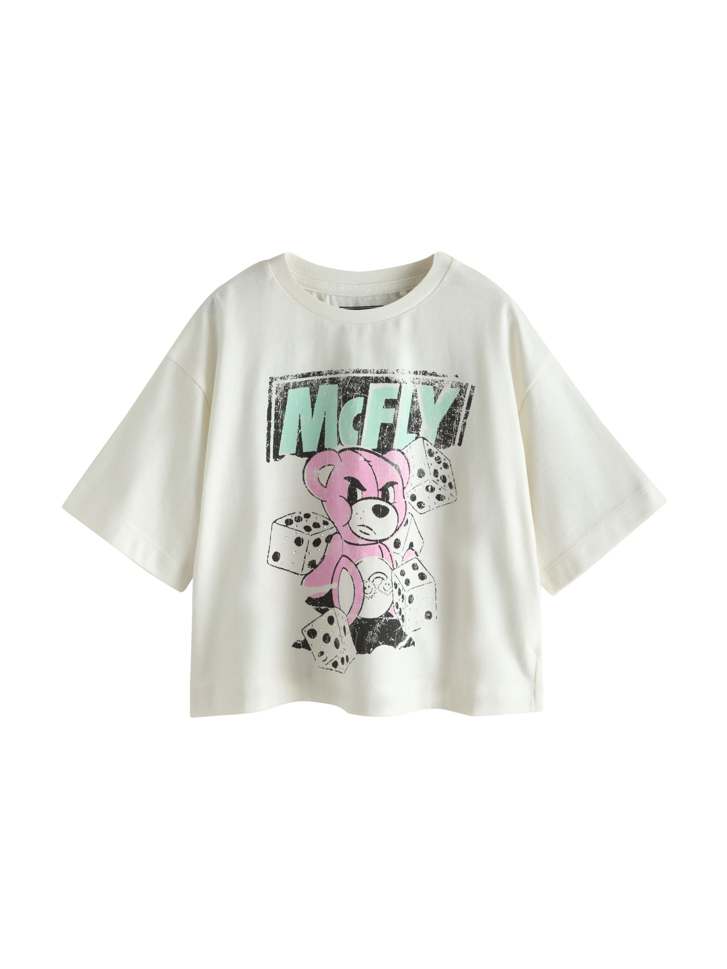 Next - Camiseta 'McFly' en blanco: frente
