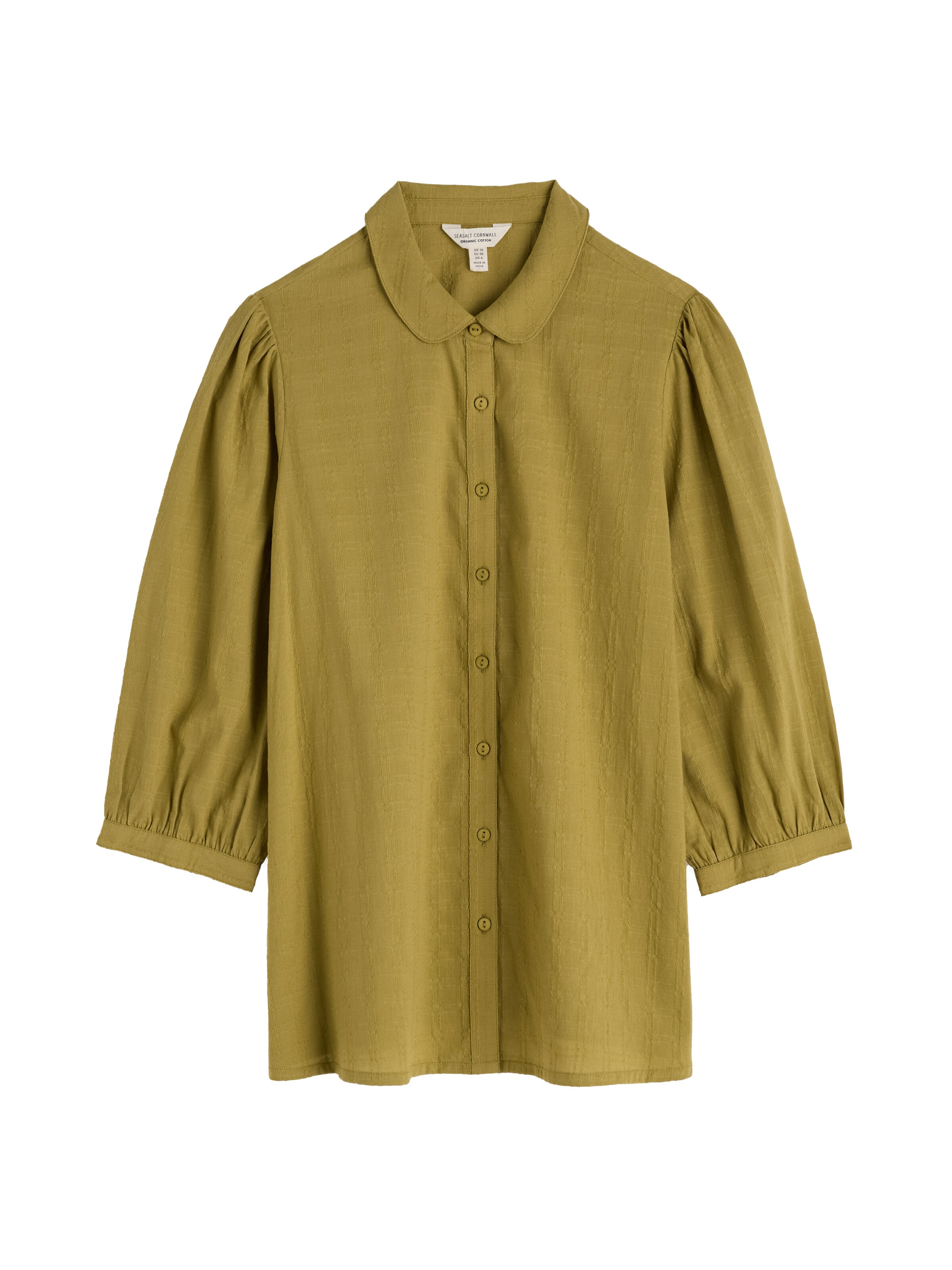 Seasalt Cornwall Blouse 'Hope Cottage' in Groen: voorkant