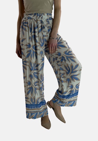 Elara Wide Leg Bukser i blå