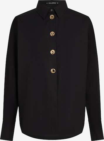 Karl Lagerfeld Pusero värissä musta: etupuoli