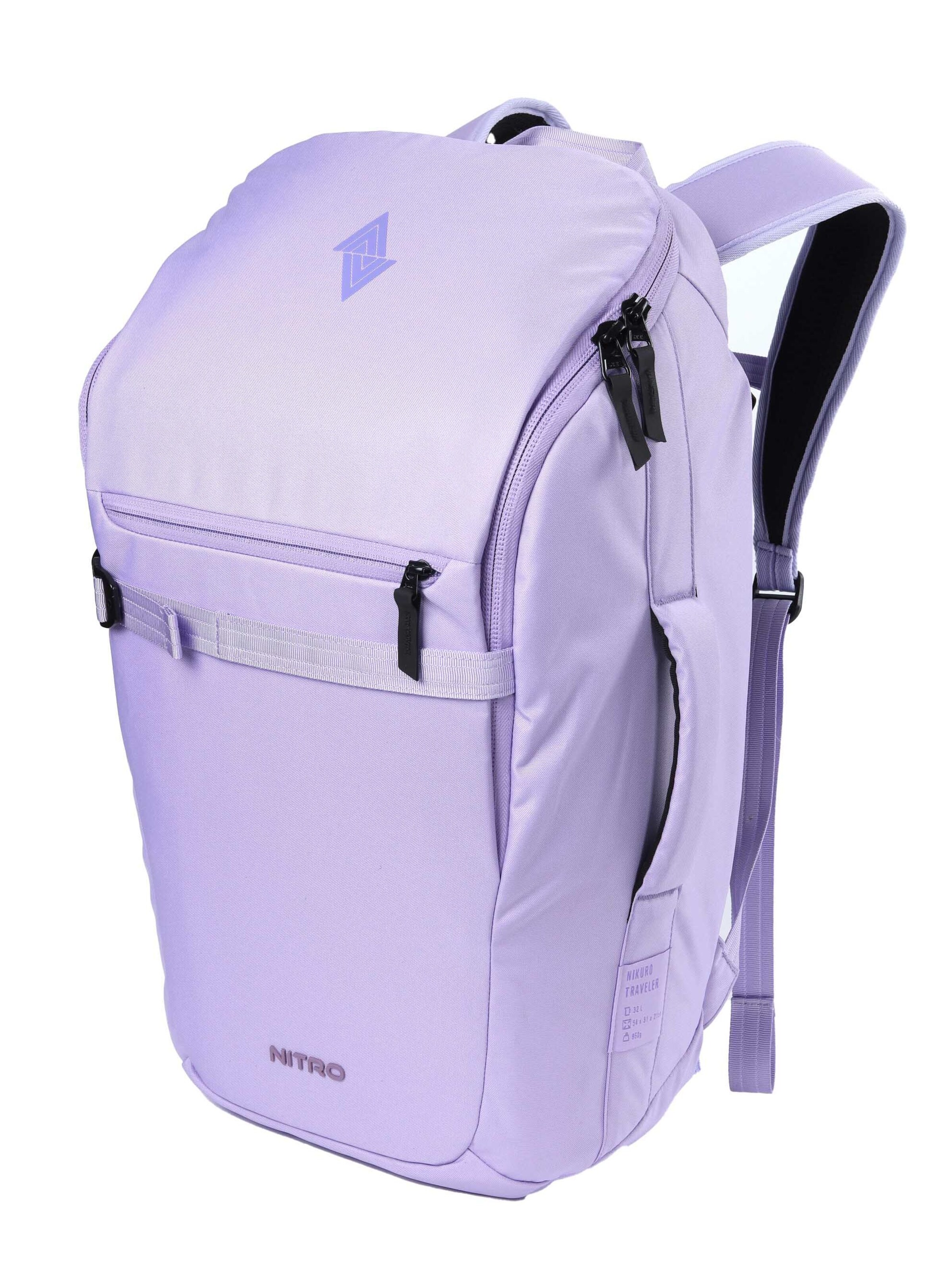 NITRO Backpack in Purple: front