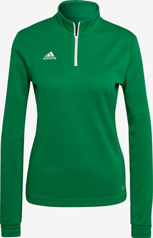 T-shirt fonctionnel 'Entrada 22' ADIDAS SPORTSWEAR en vert : devant