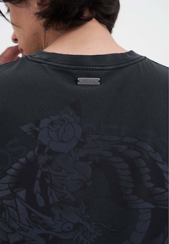 Ed Hardy T-Shirt 'Drag Battle' in Grau