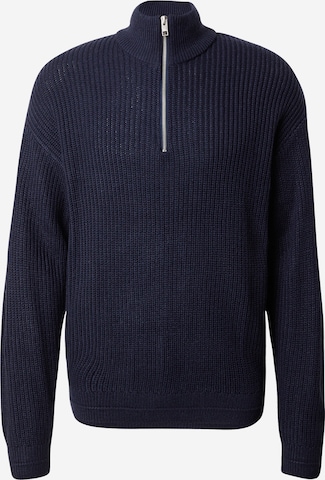 JACK & JONES Свитер 'JJKaito' в Синий: спереди