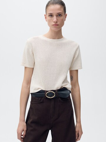 MANGO Pullover 'MADEANO' in Grau: Vorderseite