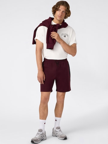 Regular Pantalon Champion Authentic Athletic Apparel en rouge