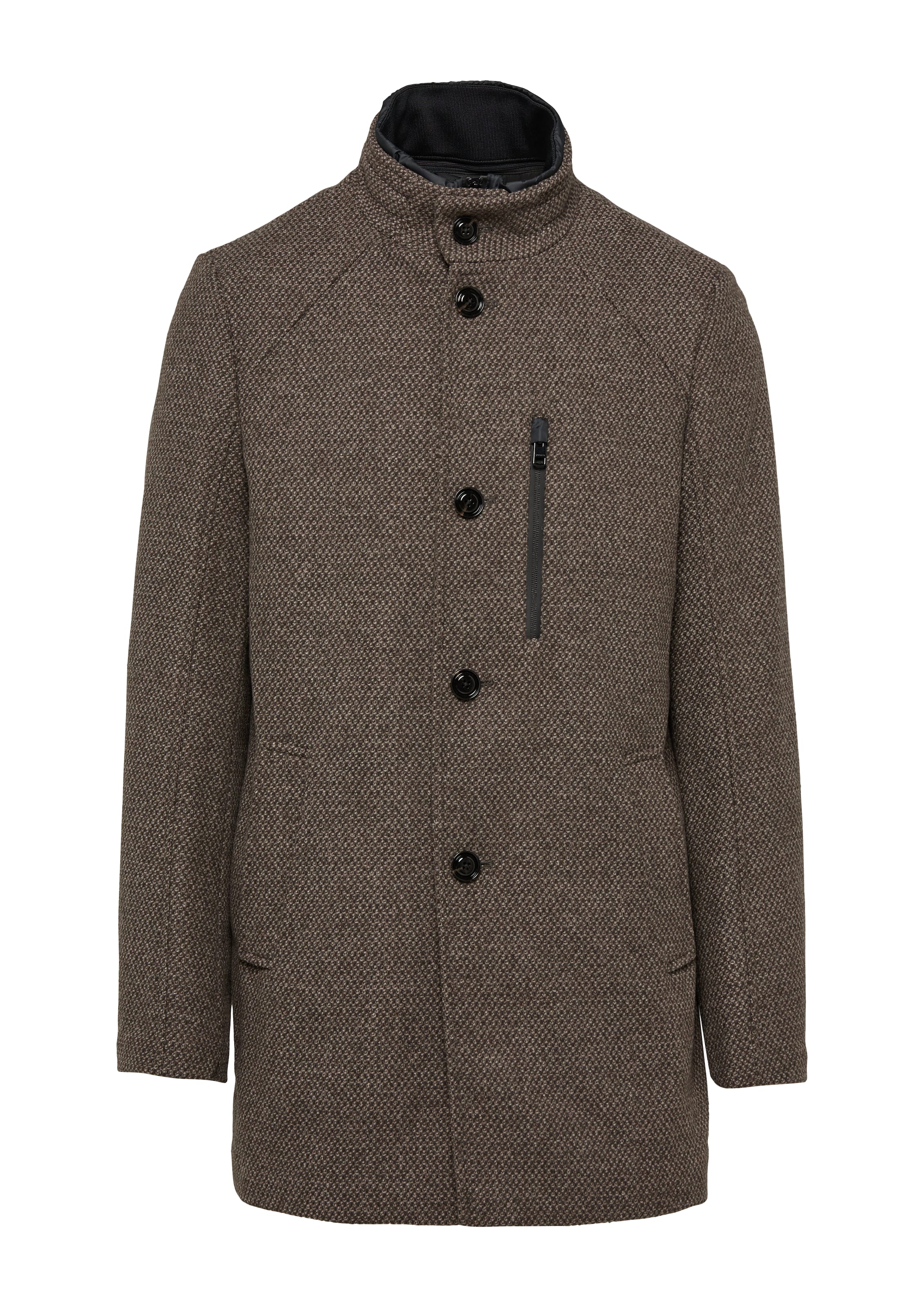 s.Oliver BLACK LABEL Übergangsmantel in Braun: Vorderseite