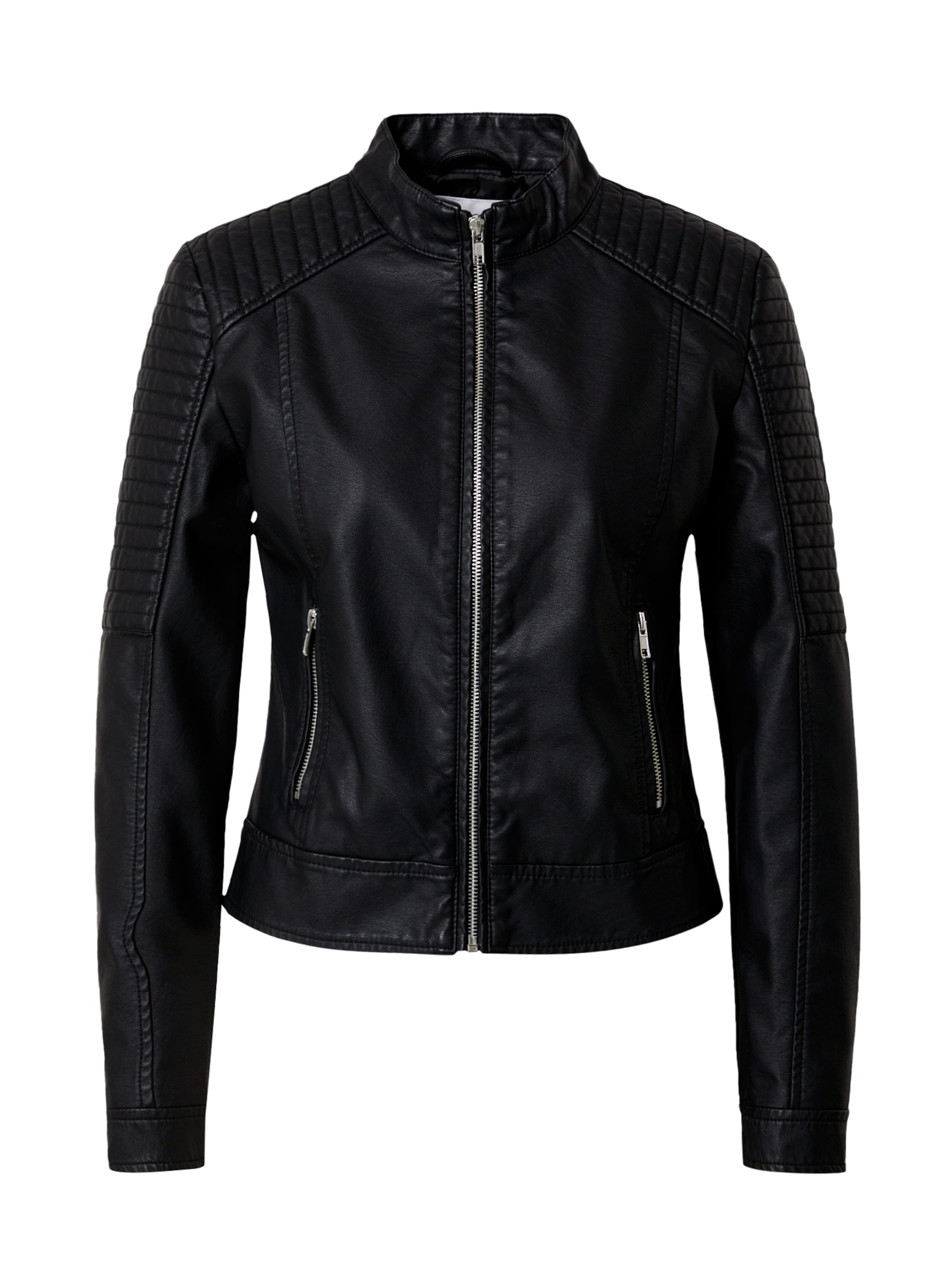 SISTERS POINT Kurtka przejściowa 'DUNA-JA' w kolorze czarny: przód