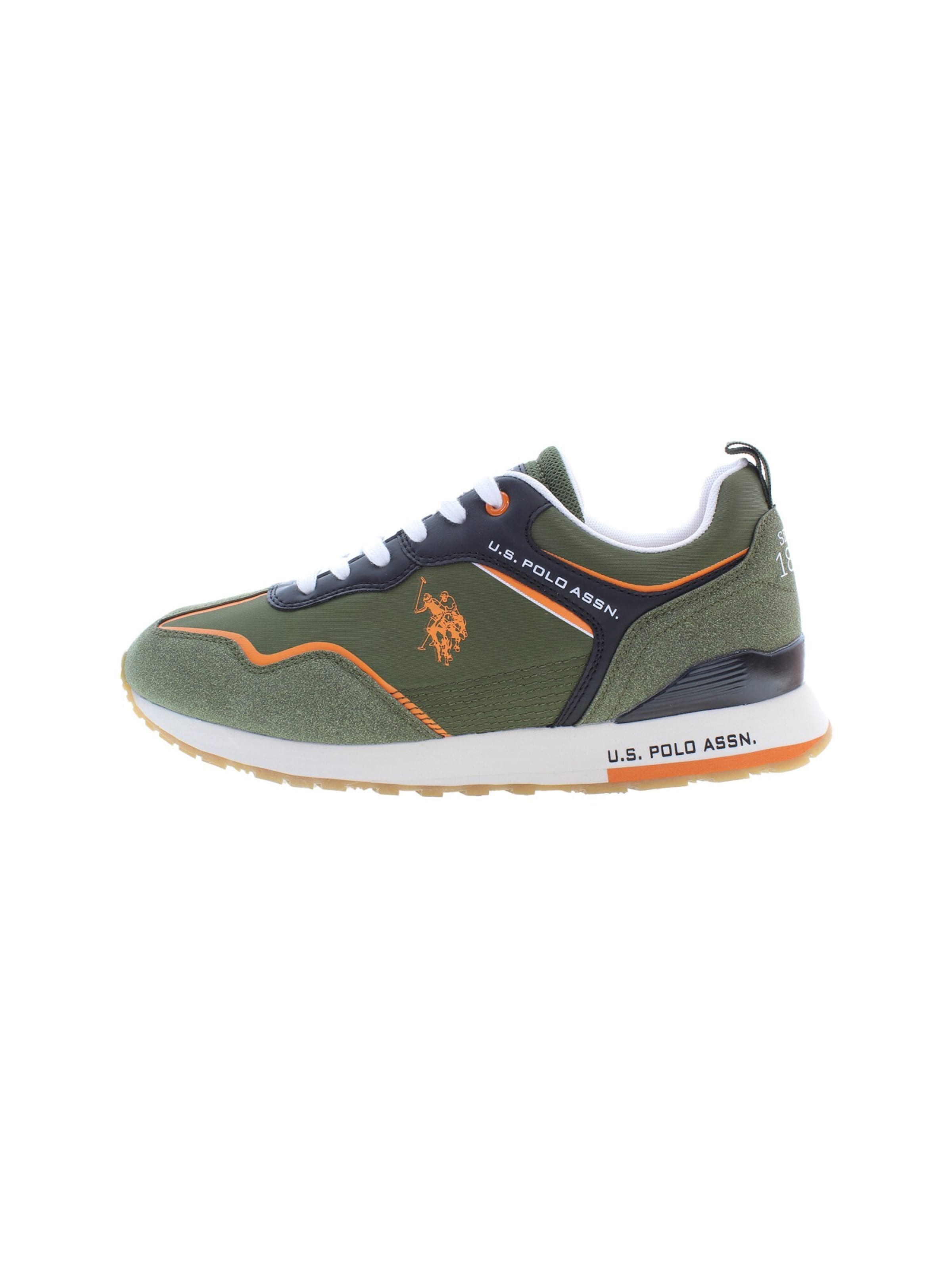 U.S. POLO ASSN. Sneakers laag 'Tabry' in Groen: voorkant