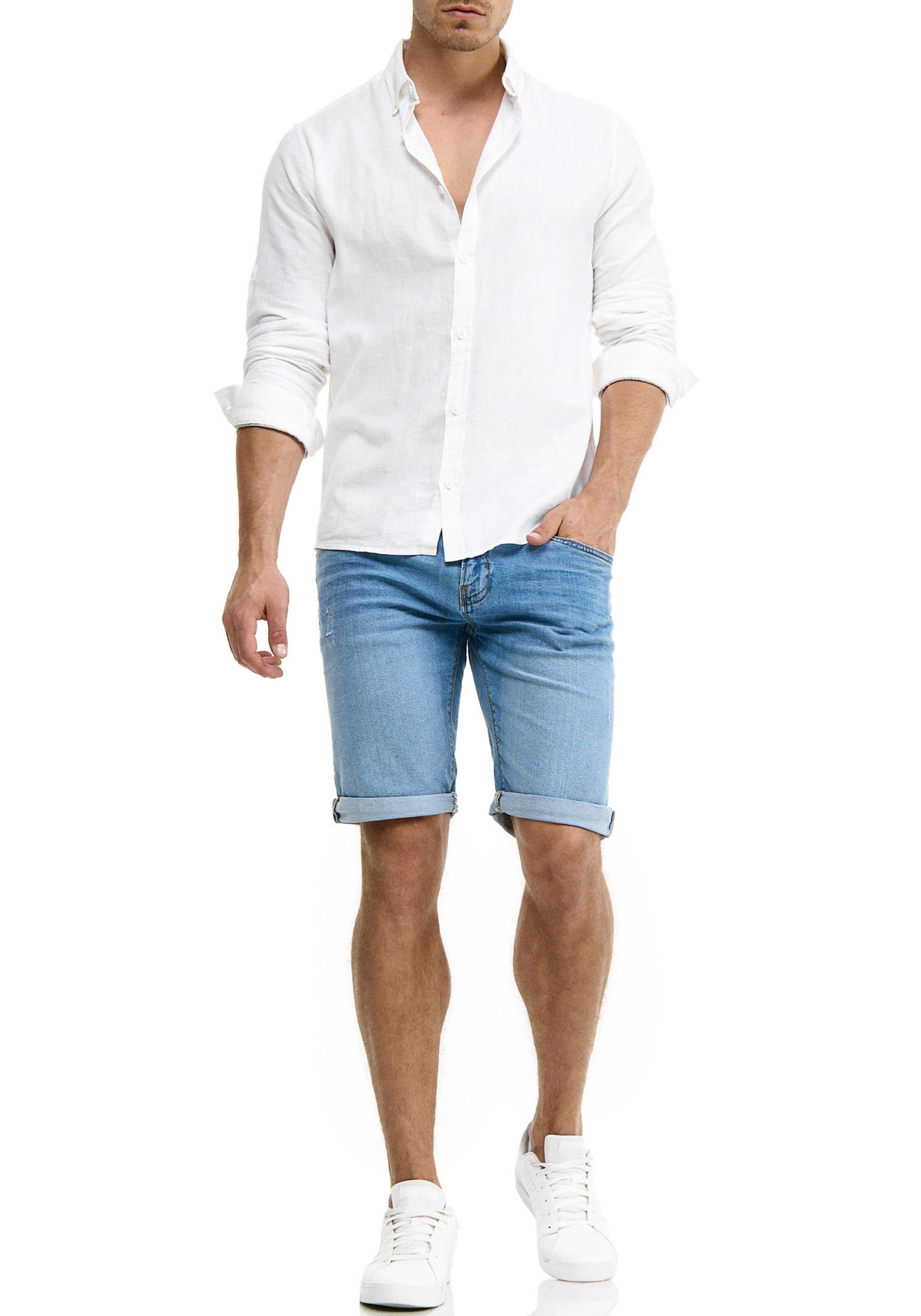 INDICODE JEANS Regular Pants in Blue