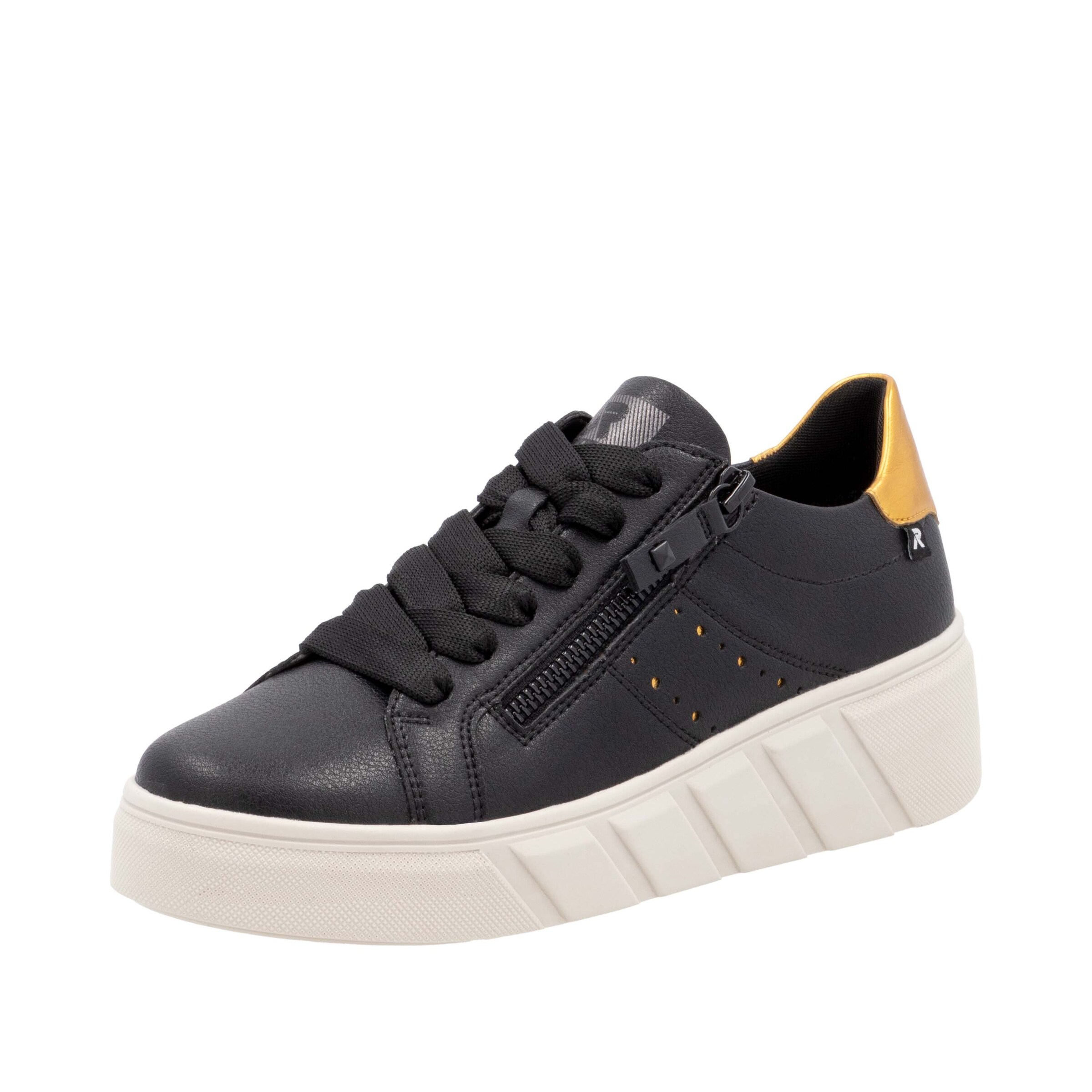 Rieker Sport Sneakers in Black: front