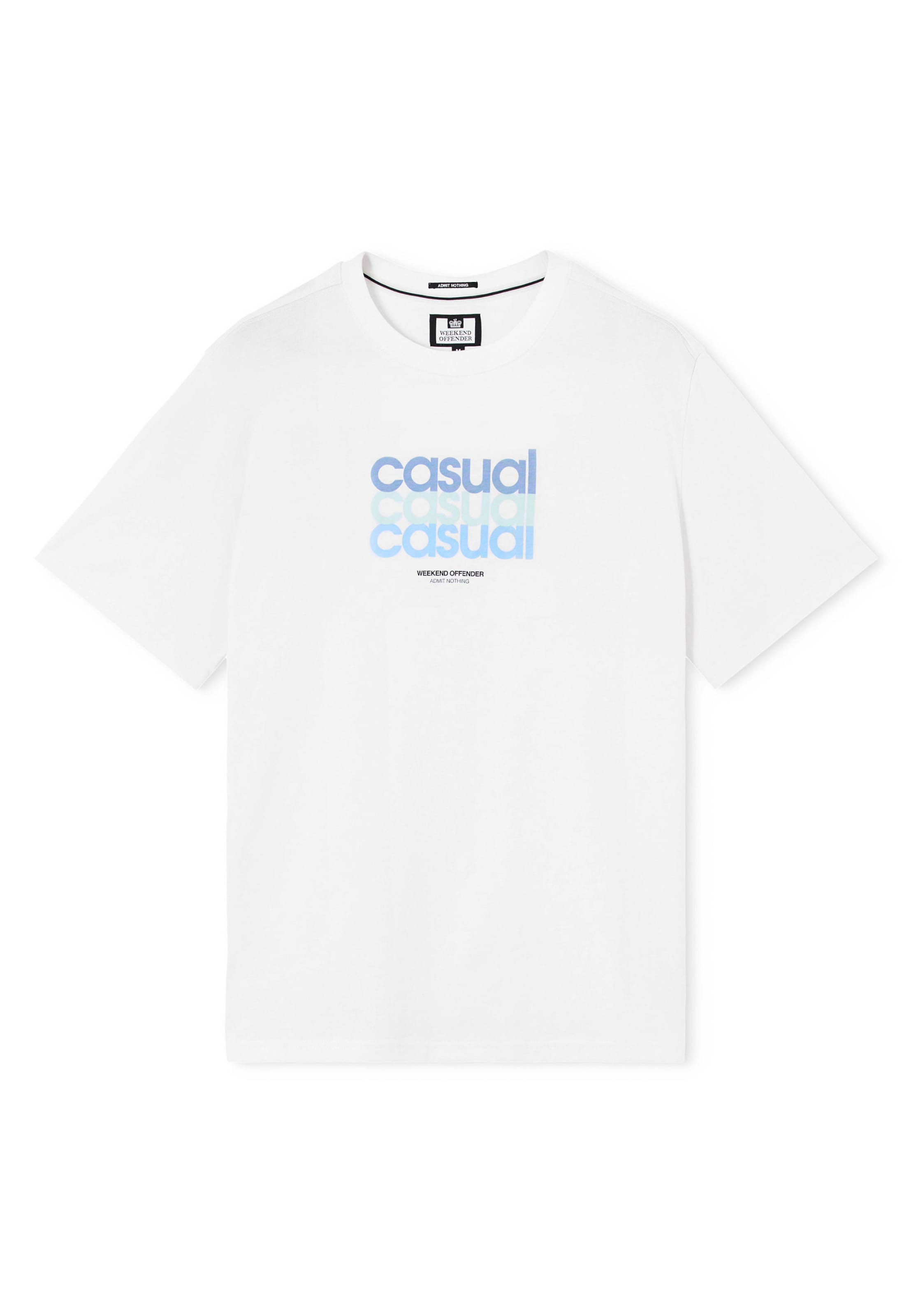 Weekend Offender T-Shirt 'W.O.L.' in Weiß: Vorderseite