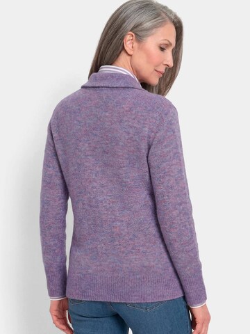 Goldner Knit cardigan in Purple