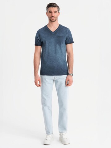 Ombre Shirt in Blue