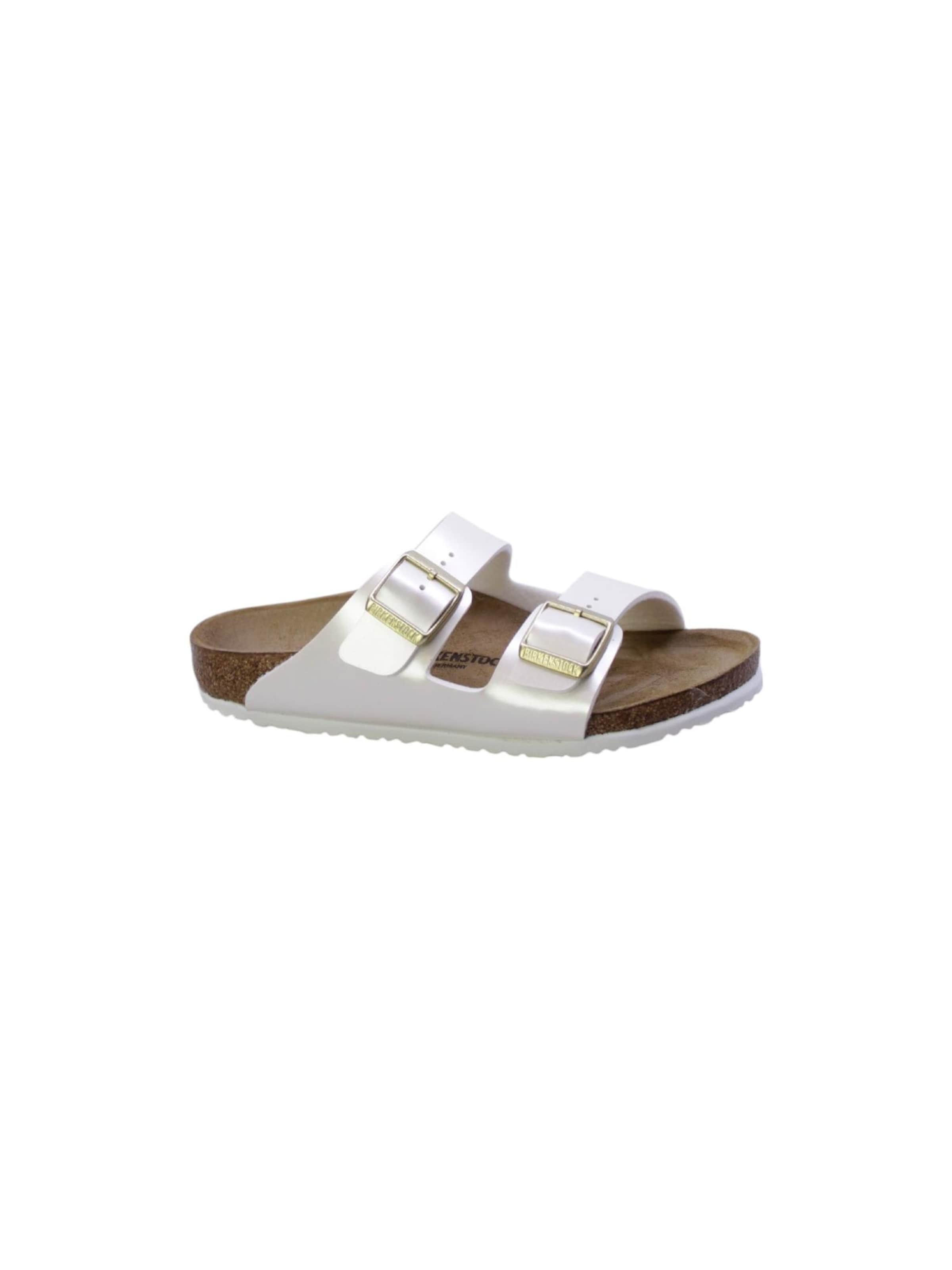 Sandalo di BIRKENSTOCK in bianco: frontale