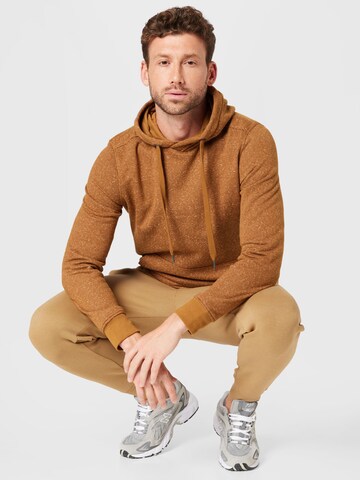 TOM TAILOR Sweatshirt in Brown