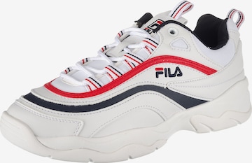 Baskets basses 'Ray' FILA en blanc : devant