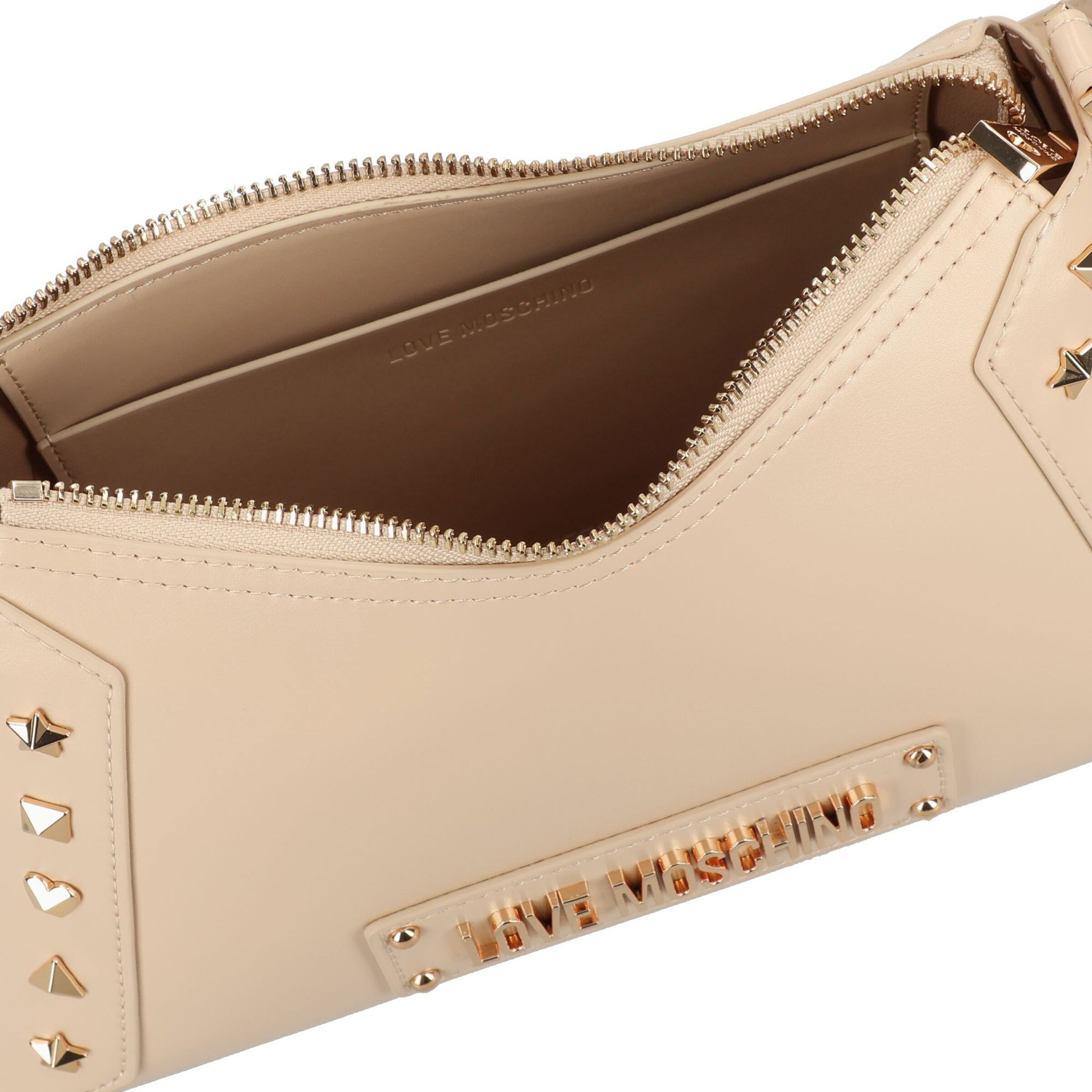 Borsa a tracolla di Love Moschino in beige