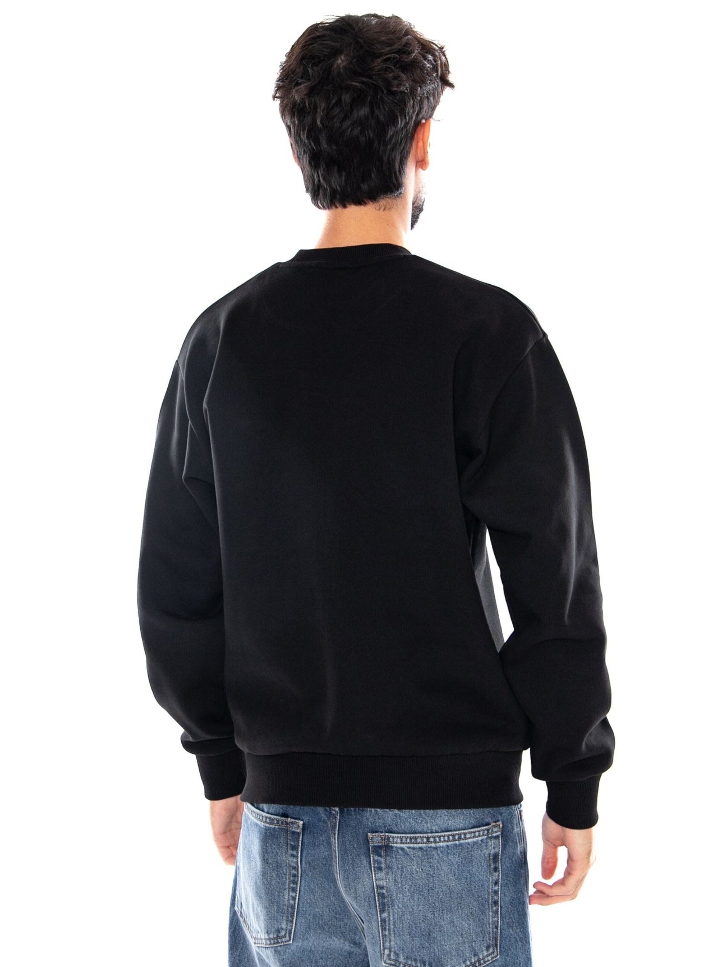 LACOSTE Bluzka sportowa 'SWEATSHIRT BLACK' w kolorze czarny