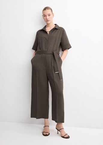 MANGO Jumpsuit 'Tomy2' in Brown: front
