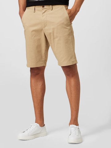 GANT - Regular Calças chino em bege: frente