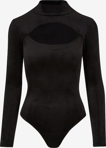 Tricou body de la Urban Classics pe negru: față