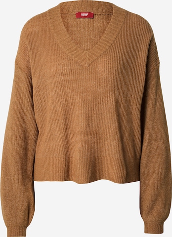 ESPRIT Sweater in Brown: front