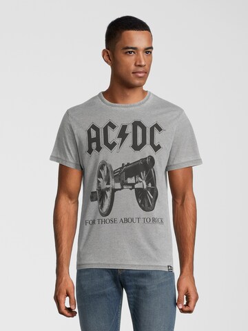 Recovered Shirt 'AC/DC For Those About to Rock' in Grey: front