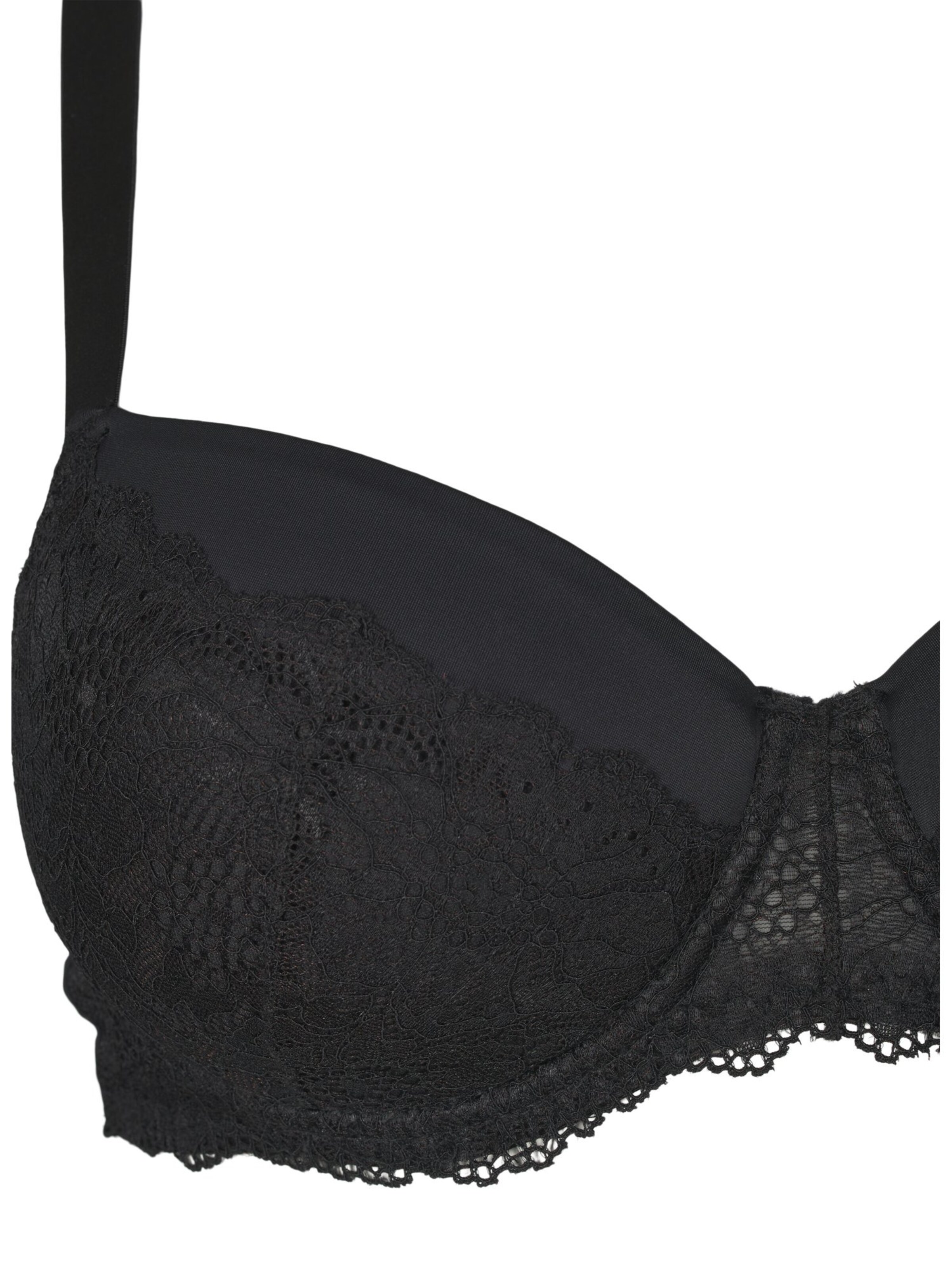 Devoted by Zizzi Tričkové Podprsenka - Čierna