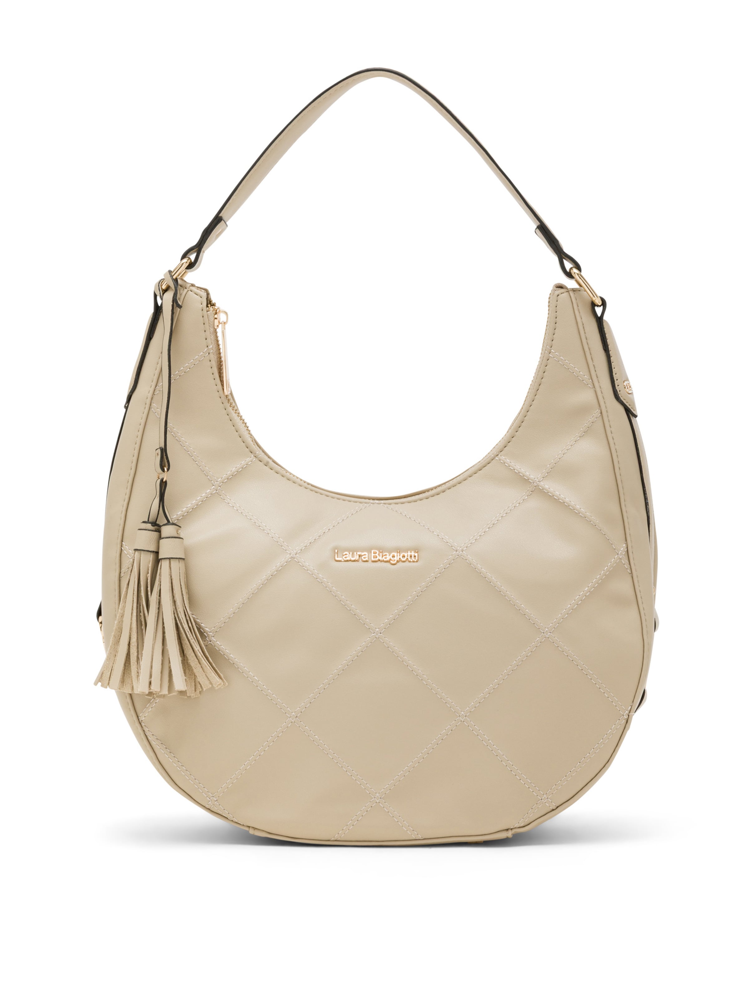 Borsa a mano 'Jalene 3' di Laura Biagiotti in beige: frontale