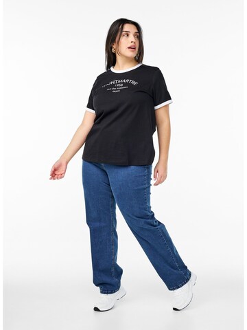 Zizzi Shirt in Zwart