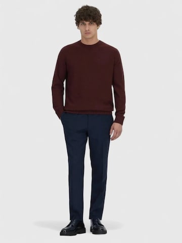Ramsey Knit Cardigan in Red